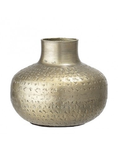 Vase, laiton, métal