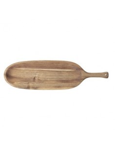 Plateau de service, brun, acacia