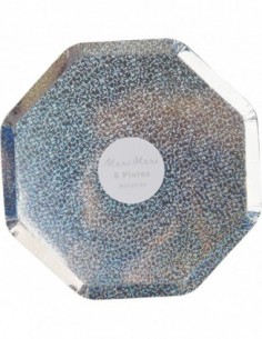 Assiettes à dessert argent