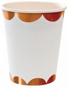 Gobelets festons cuivres