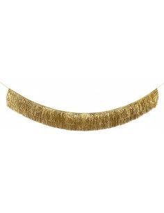 Guirlande franges dorées