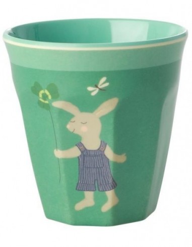 Petite tasse pour enfants en mélamine - imprimé lapin