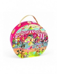 Valisette ronde - puzzle cirque