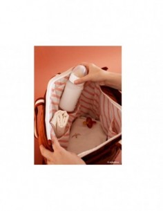 Sac de maternité SAVANNA velours WILD BROWN 2