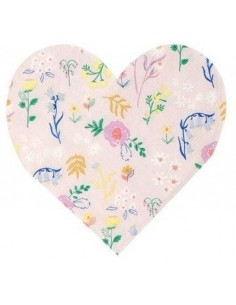 16 grandes serviettes st valentin