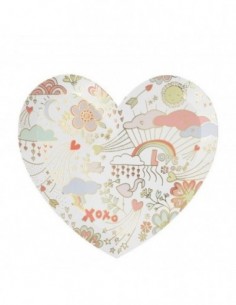 8 grandes assiettes st...