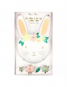 Emporte Pièce Lapin Fleuri