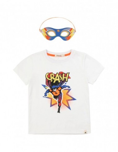 T-shirt + lunettes super-héros