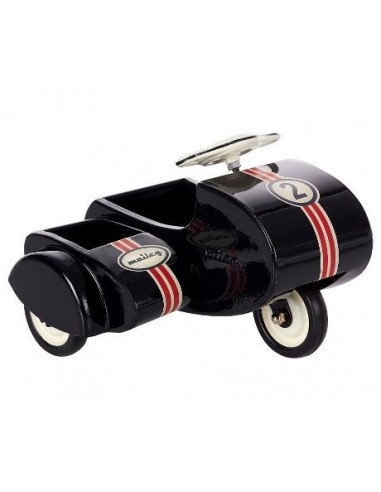 Scooter Sidecar Noir Vintage Métal