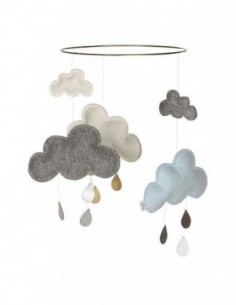 Mobile Nuage Bleu