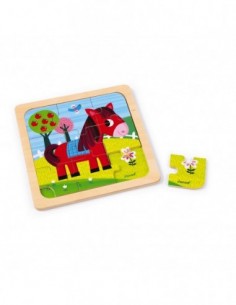 Puzzle Cheval Tornado 9 pcs (bois)