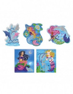 Kit Créatif - Mosaïques Dauphins et Sirènes