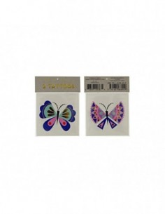 Tatoo Papillons Colorés