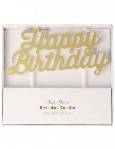 Bougie happy birthday