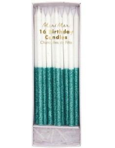 16 bougies vertes