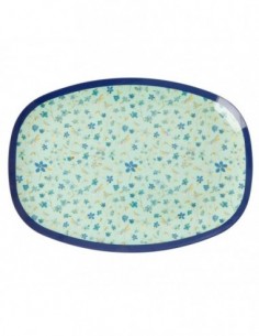 Assiette rectangulaire en...