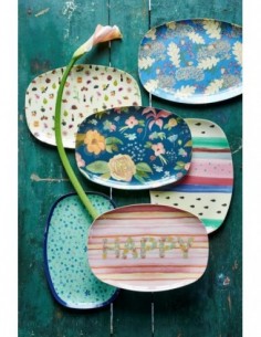 Assiette rectangulaire en... 2