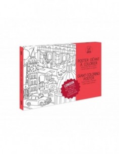 Poster géant a colorier LONDRES
