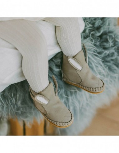 Chausson Cuir Nubuck Lapin Kapi Chausson Cuir Nubuck Lapin Kapi