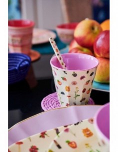 Gobelet en mélamine, imprimé « Lipstick Fall » 2