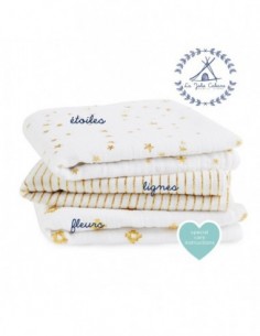 Maxi lange doré et blanc