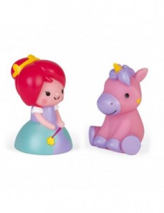 Gicleur de bain Princesse et Licorne lumnieuse