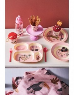 Assiette enfant en mélamine, imprimé « Jungle» 2