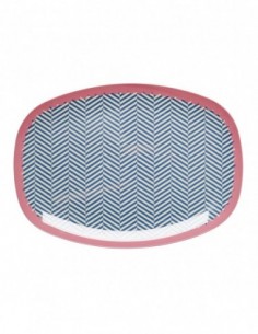 Assiette mélamineNavy"Rice"