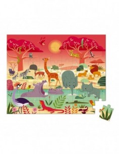 Puzzle La Réserve Animalière 54 pcs 2