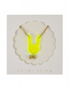 Collier Lapin Fluo