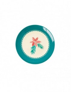 Petite assiette ronde en mélamine, imprimé Noël""