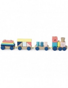 Train de cubes Sous la canopée