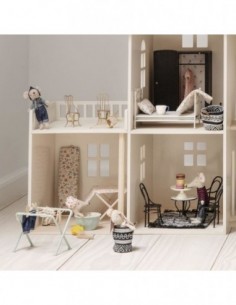 Tapis miniature noir et blanc 2