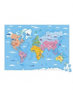 Les curiosités du monde - Puzzle Educatif