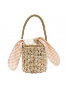 Panier en paille Tissé lapin
