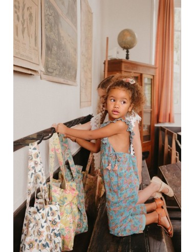 Salopette Bébé Vert Baudet - Modèle Mila Blue - Taille 12-18 Mois - Occasion En Parfait état