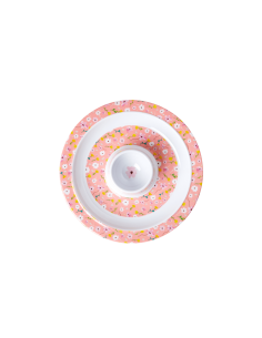 Coquetier Rond Mélamine - Rose