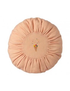 Coussin brodé Glace - Rose
