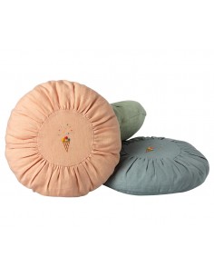 Coussin brodé Glace - Rose 2